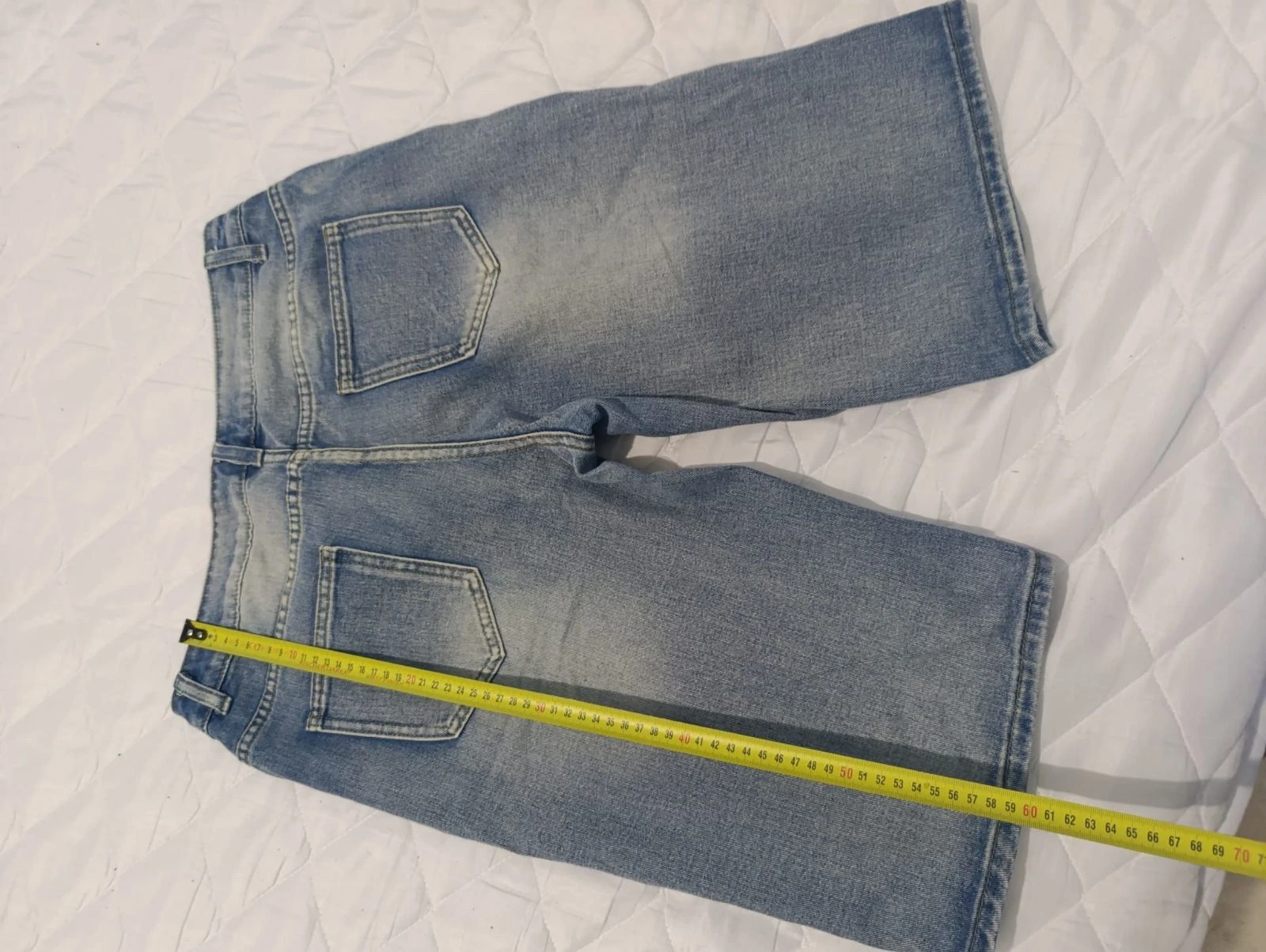 Jeans Short bermudas largas até o joelho tamanho M – photo 9